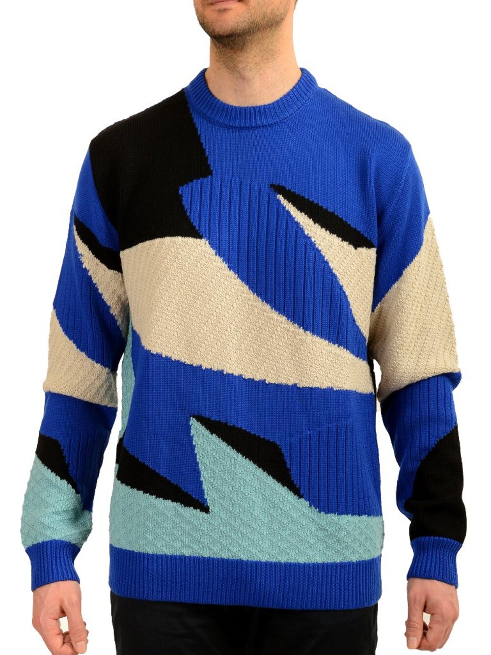 Scuderia Ferrari Men's 100% Pure New Wool Crewneck Pullover Sweater US 2XL IT 56